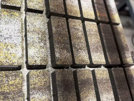 Тротуарная плитка Паркетик 180х60 №4 "Степь", фактура гладкий, гранитная, мрамор, высота 40 мм-3